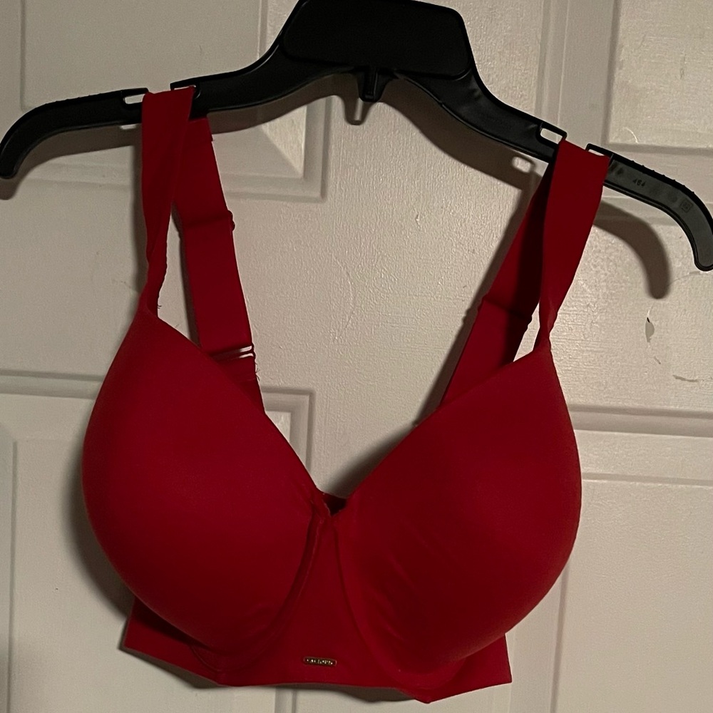 New Cacique Red plunge Bra size 42DD - Picture 2 of 5
